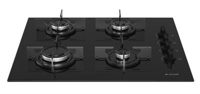 Arçelik OCD T 601 ESR Gazlı Cam Tablalı Ocak Siyah