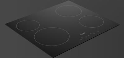 Arçelik OV 645 Vitroseramik Ocak Siyah