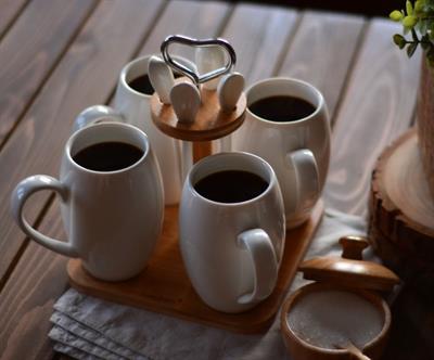 Bambum B2825 Suedo - 9 Parça Kupa Seti