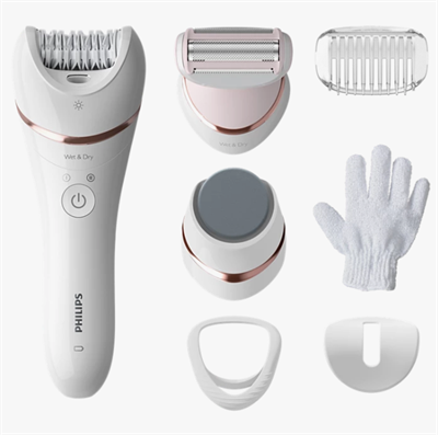 Philips BRE730/05 Epilator Series 8000 Islak ve Kuru epilatör