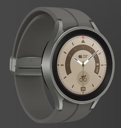 Samsung Galaxy Watch5 Pro Gri Titanyum Akıllı Saat