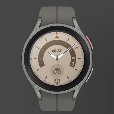 Samsung Galaxy Watch5 Pro Gri Titanyum Akıllı Saat