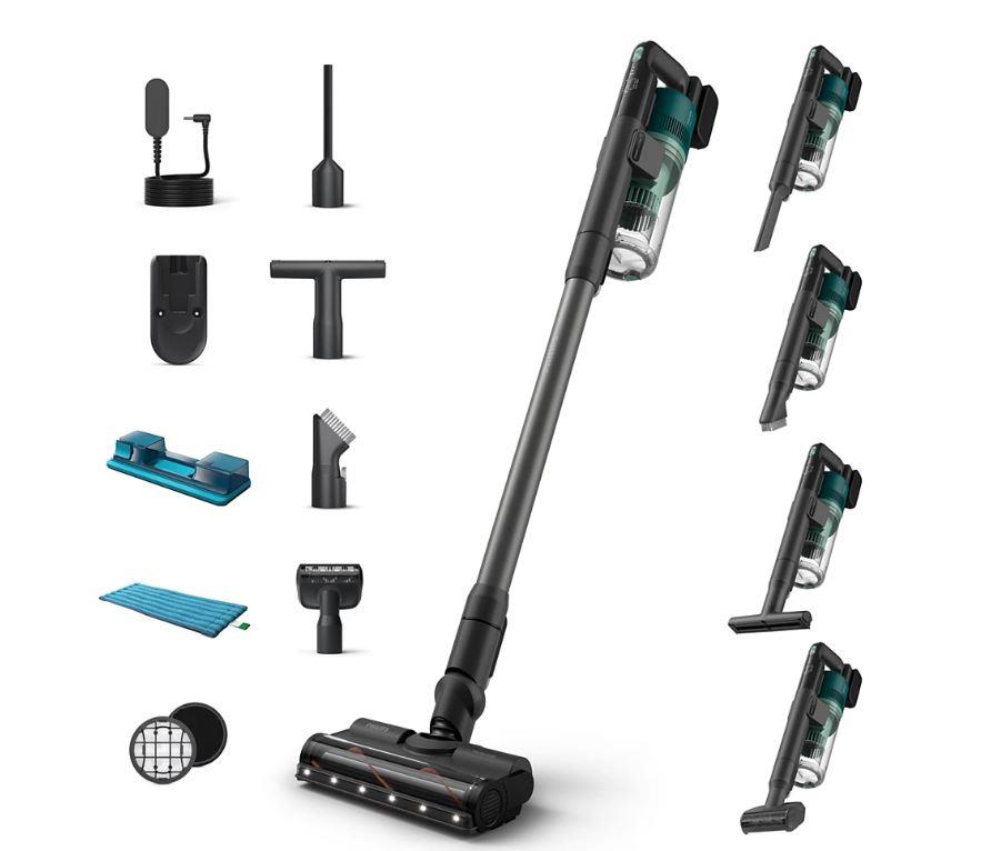 Philips XC6557/01 6000 Serisi Kablosuz Dikey Süpürge+HDA150/61 Philips XC6557/01 6000 Serisi Kablosuz Dikey Süpürge+HDA150/61