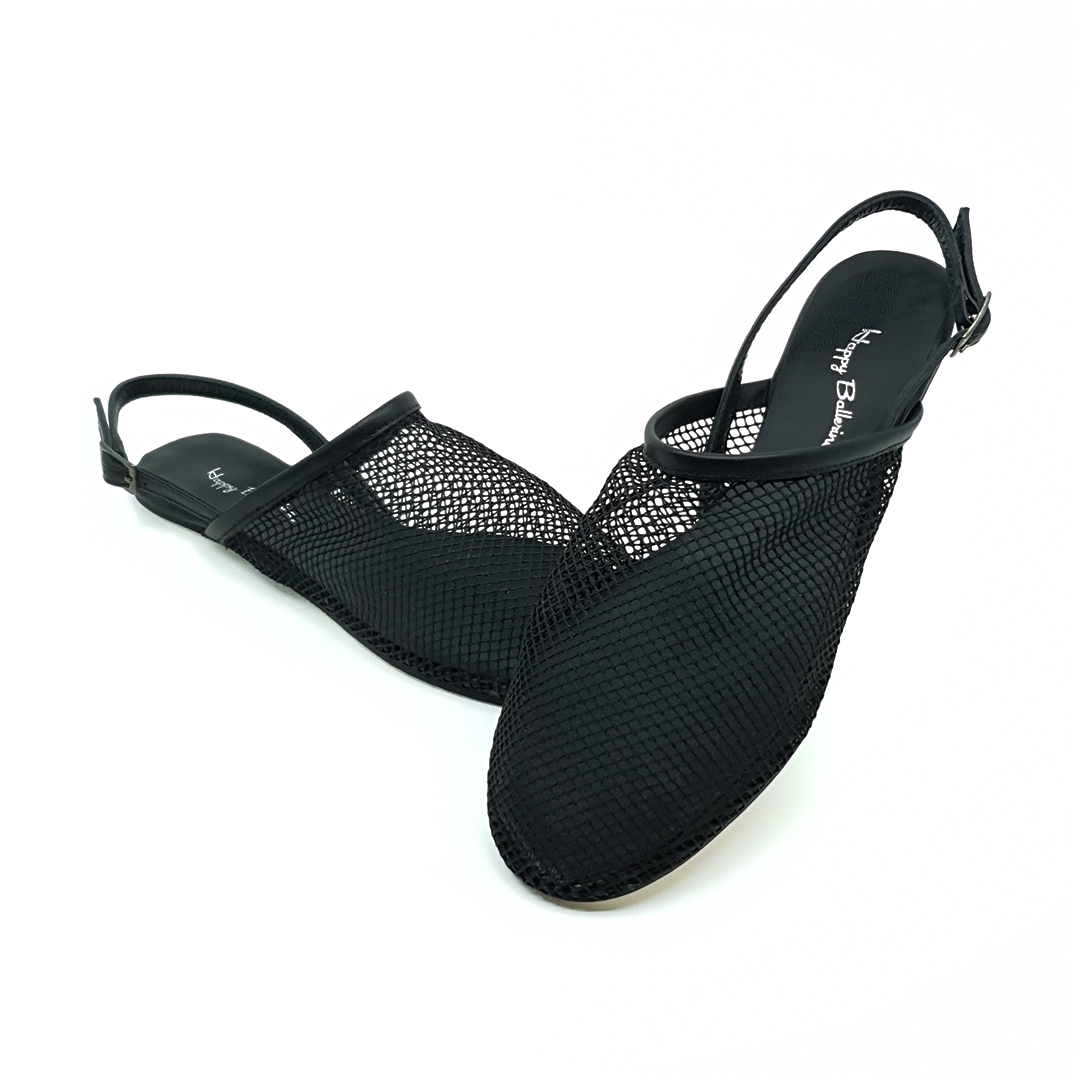 Rita - File Kumaş Siyah Barefoot Sandalet