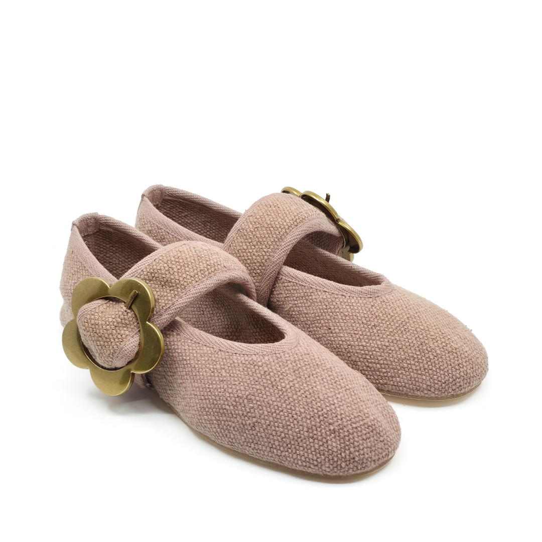 Jane -Gül Kurusu Koton Barefoot Babet