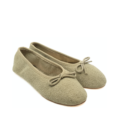 Athena - Bej  El Dokuması Barefoot Babet