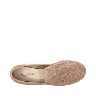 Barbara - Gul Kurusu Koton Kumaş Barefoot Loafer