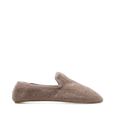 Barbara - Gul Kurusu Koton Kumaş Barefoot Loafer
