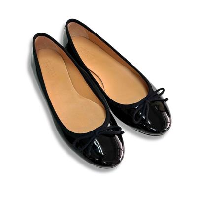 Capri - Siyah Rugan Babet Ayakkabı