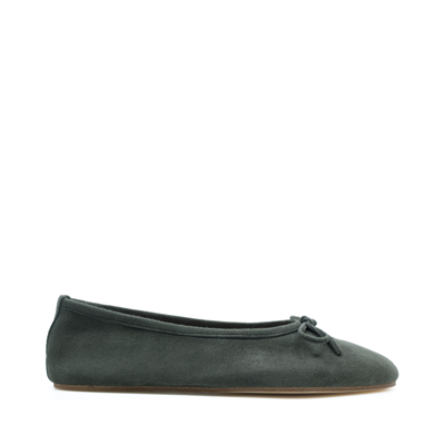 Yeşil Süet Barefoot Babet