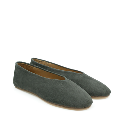 Ginevra - Yeşil Süet Barefoot Babet