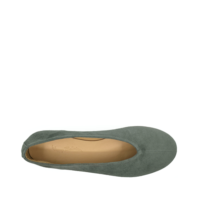 Ginevra - Yeşil Süet Barefoot Babet