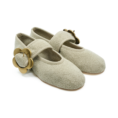 Jane - Bej Koton Barefoot Babet