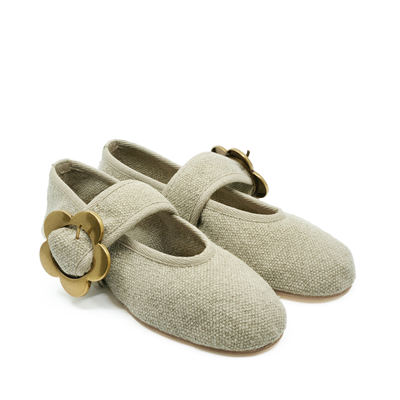 Jane - Bej Koton Barefoot Babet