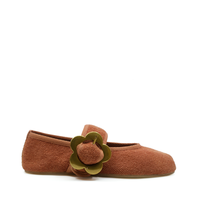 Jane - Kiremit Rengi Koton Barefoot Babet