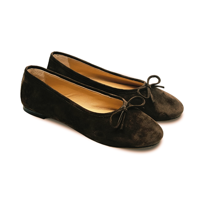 Santa - Kahverengi Süet Babet Ayakkabı