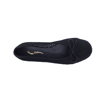 Lora - Siyah File Barefoot Babet Ayakkabı