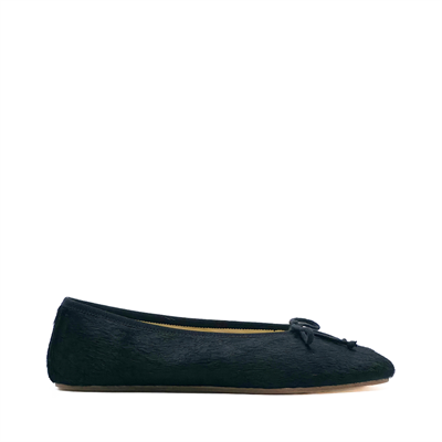 Arno - Siyah Tay Derisi Barefoot Babet
