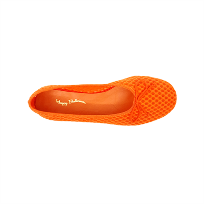 Lora - Turuncu File Barefoot Babet Ayakkabı