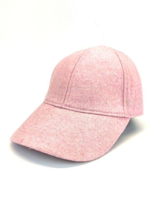  Basic Toz Pembe Yünlü Kaşe Şapka