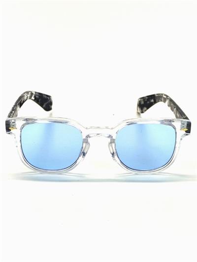 Atalan Uv 400 Yeşil Cam Şeffaf Çerçeve Siyah Desen Sap Ünisex Güneş Gözlüğü Goz-10890