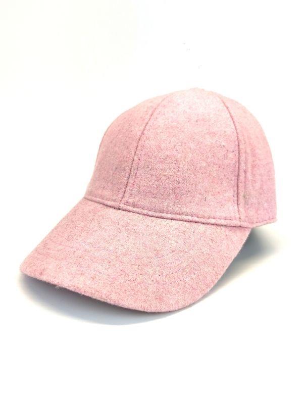  Basic Toz Pembe Yünlü Kaşe Şapka