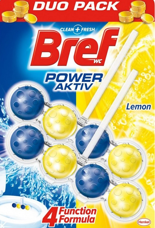 BREF WC TEMIZLIK TOPU 50gr*2 LIMON