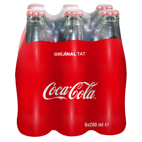 COCA COLA 200ml x 6 LI SISE
