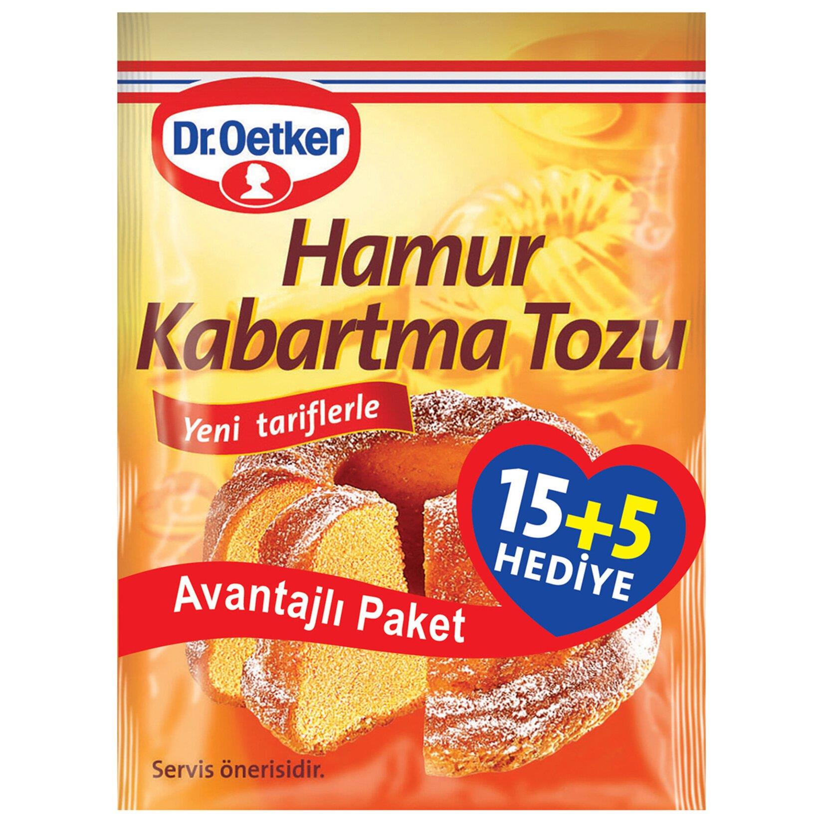 DR.OETKER HAMUR KABARTMA TOZU 15+5 HEDIYE 200G
