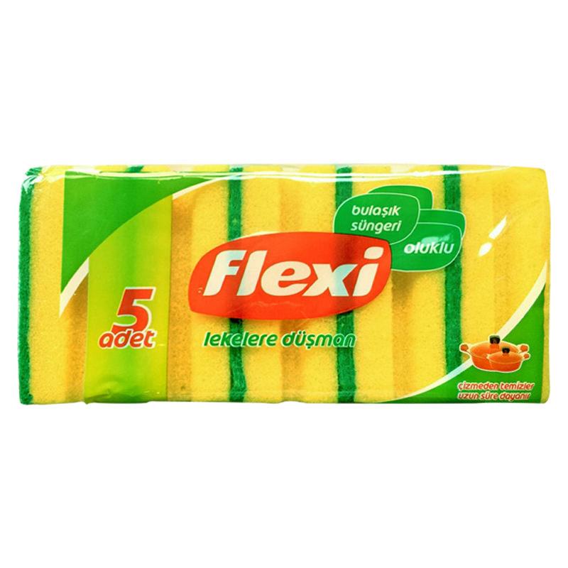 FLEXI BULASIK SÜNGERI OLUKLU 5LI