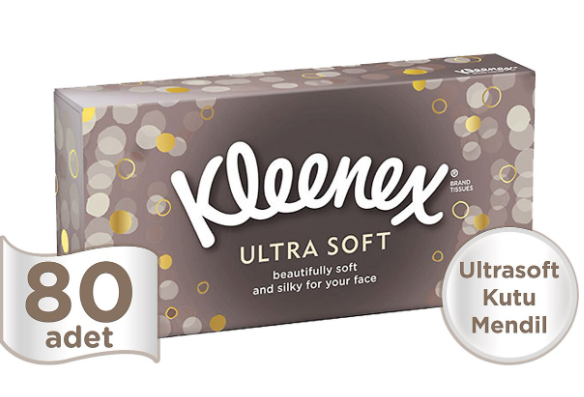 KLEENEX ULTRA SOFT KUTU MENDIL 80 LI