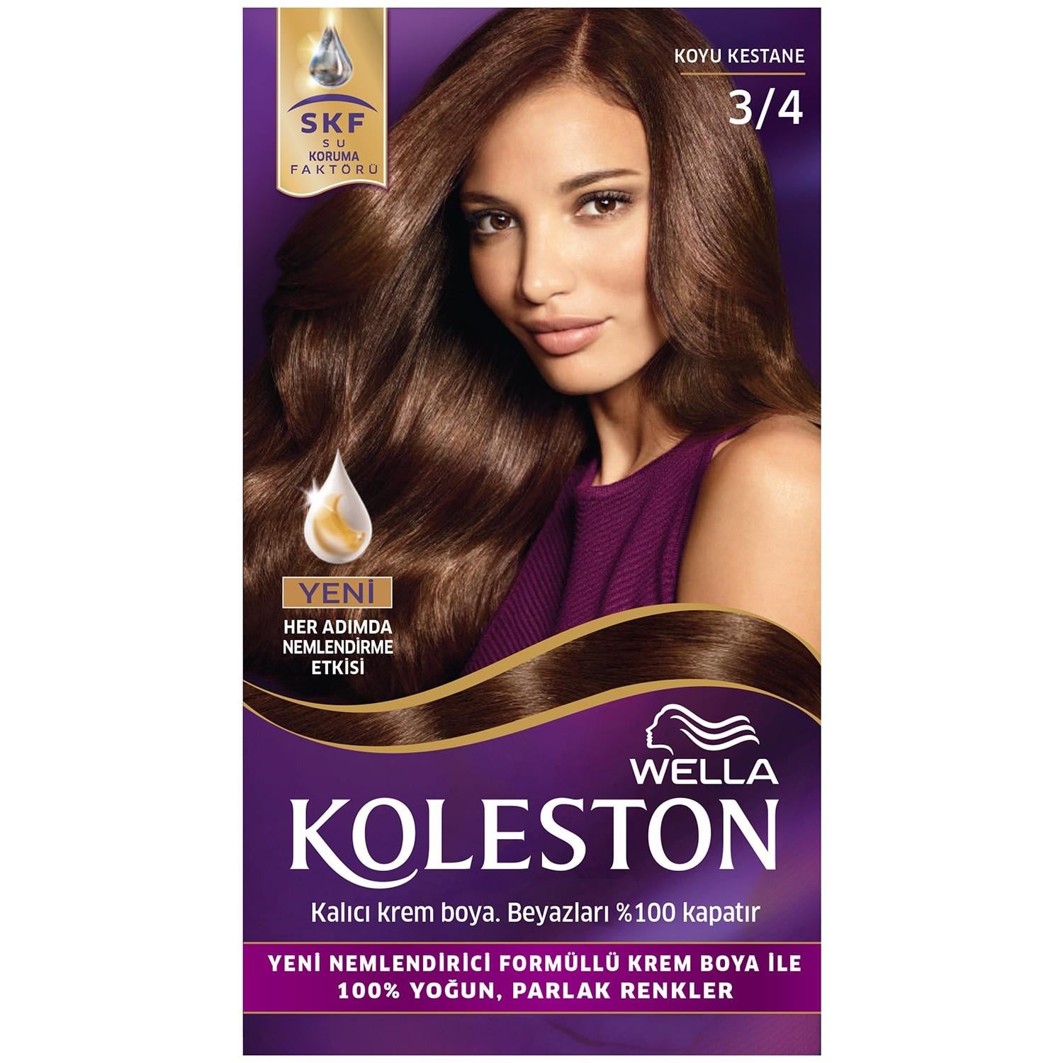 KOLESTON KIT 3/4 KOYU KESTANE