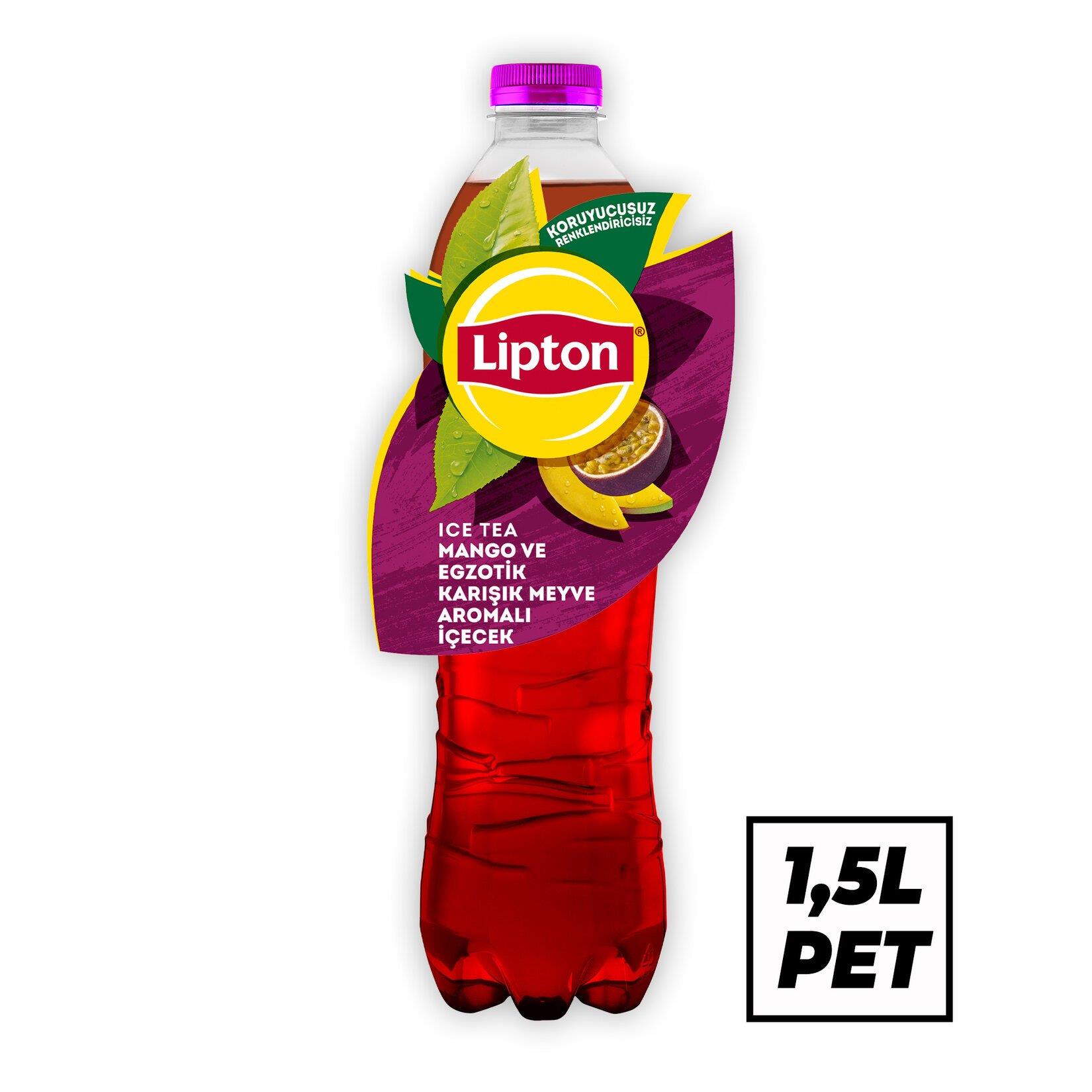 LIPTON ICE TEA 1,5L MANGO VE EGZOTIK KARISIK MEYVE