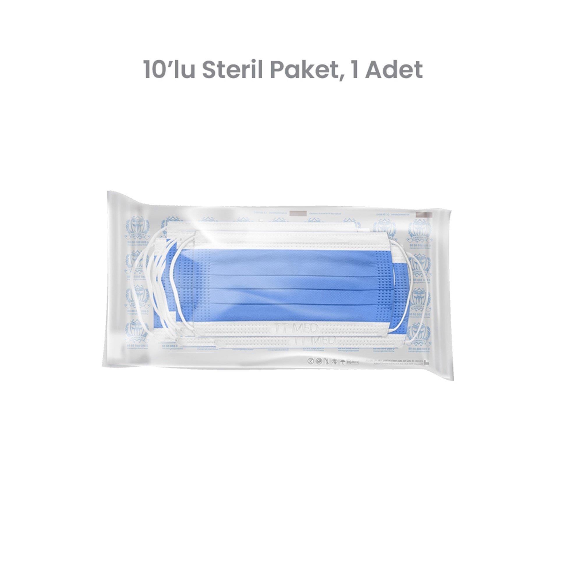 OLYMPIA 3 KATLI MASKE 10LU