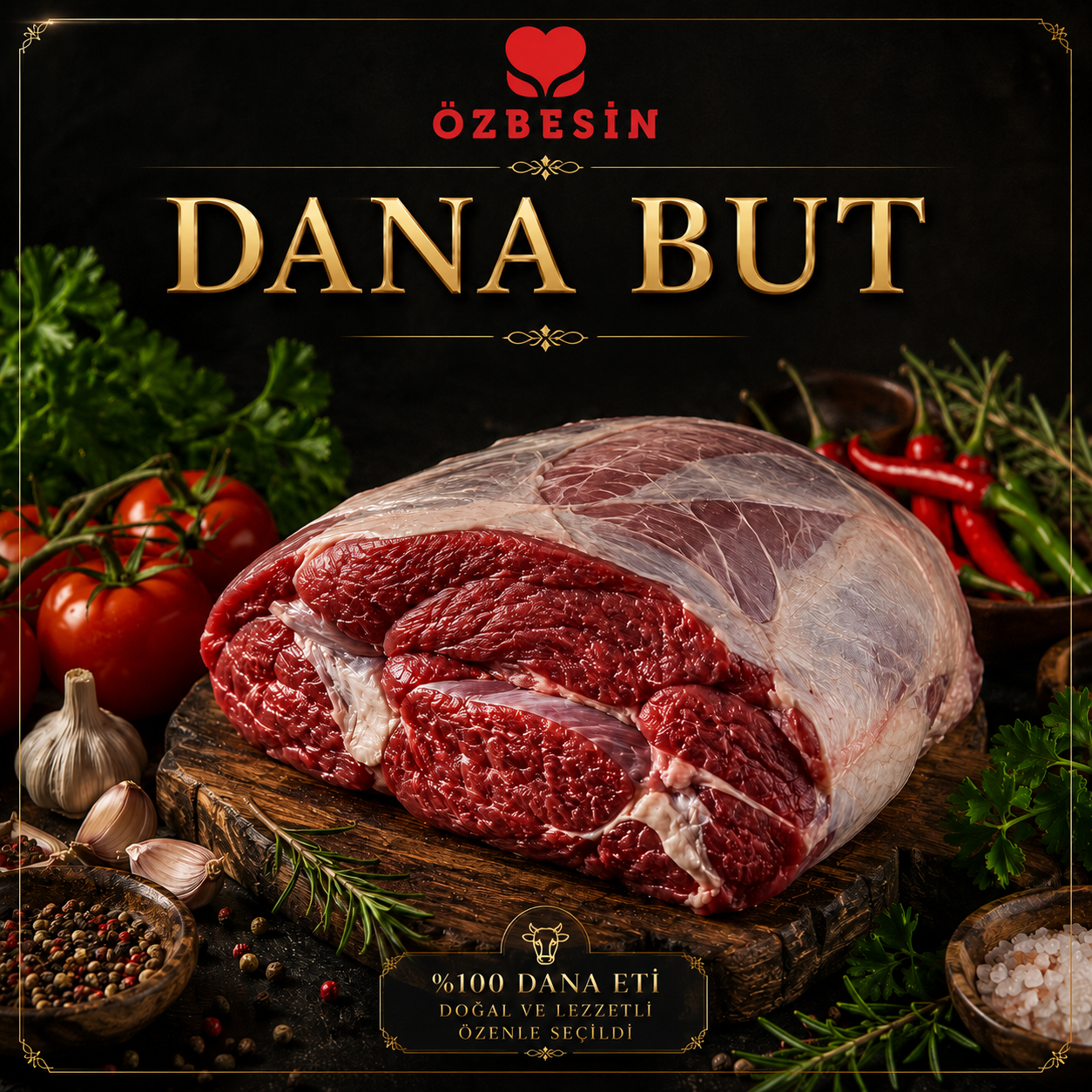 ÖZBESIN DANA BUT   *kg