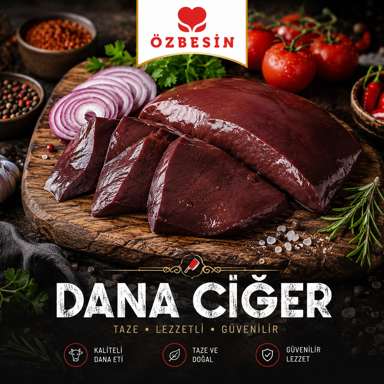 ÖZBESIN DANA CIGER *kg
