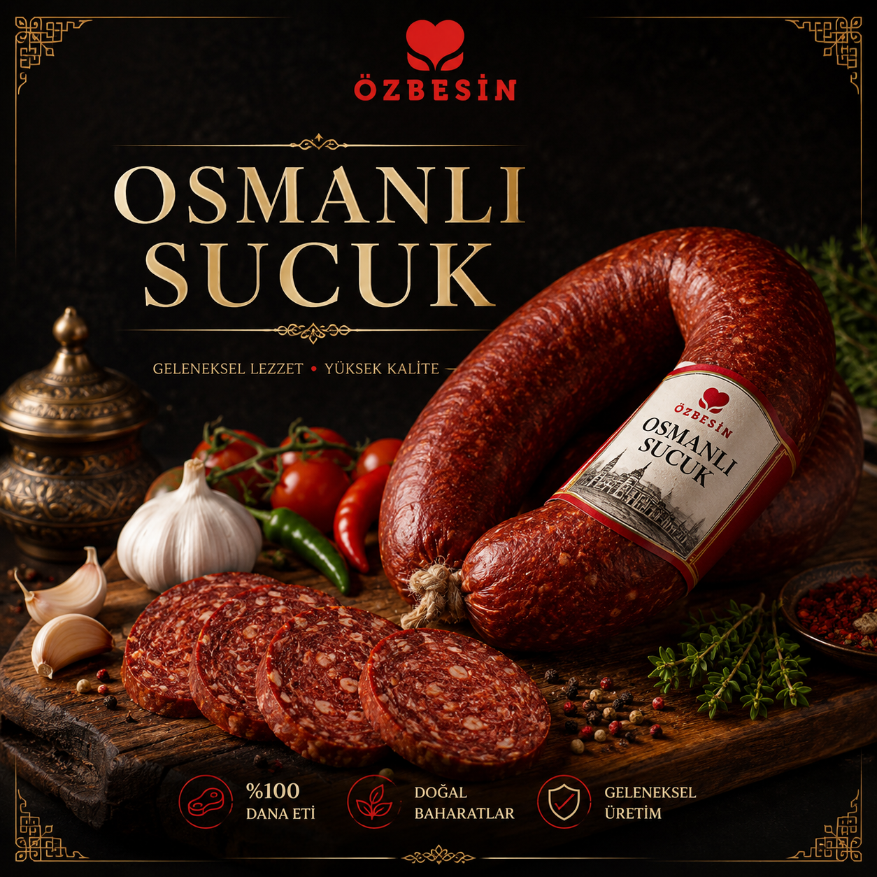 ÖZBESIN OSMANLI SUCUK     *kg