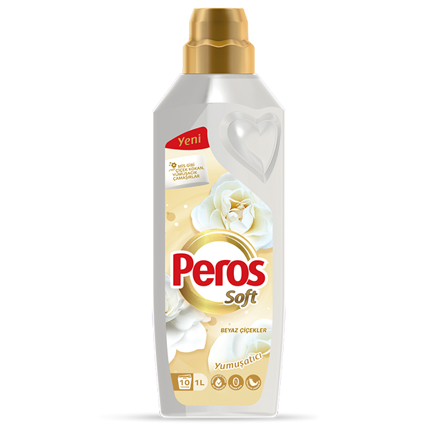 PEROS YUMUSATICI 1 LT BEYAZ ÇIÇEKLER