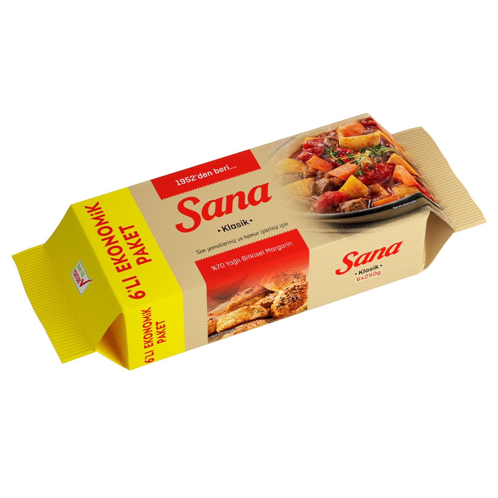SANA PAKET 250gr*6 LI KLASIK