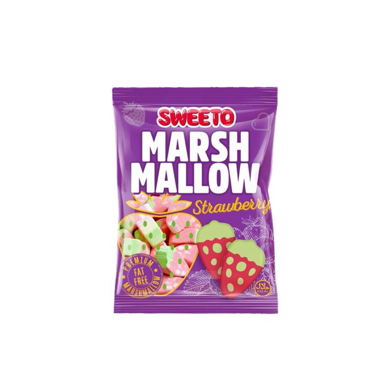 SWEETO MARSHMALLOW STRAW BERAY 140g