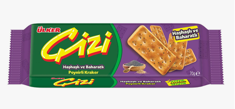 ÜLKER ÇIZI 70gr KRAKER HASHA&BAHARAT