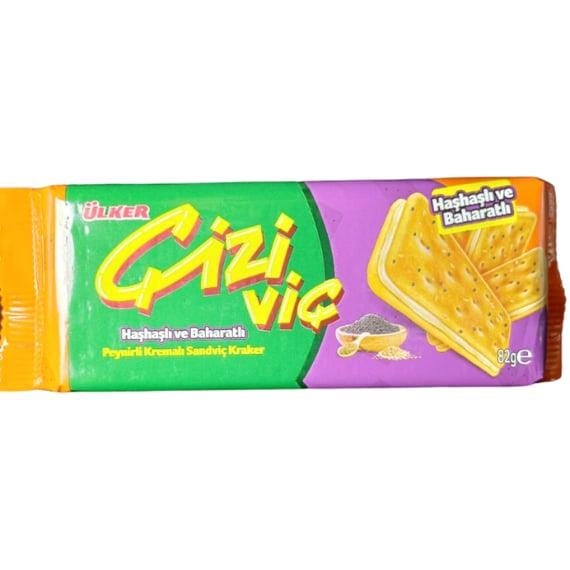 ÜLKER ÇIZIVIÇ KRAKER 82gr HASHAS&BAHARAT