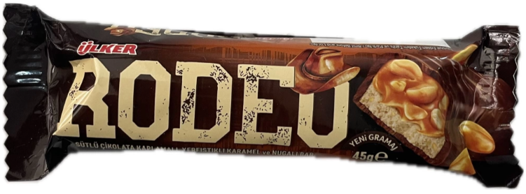 ÜLKER RODEO KAPLI BAR YER FISTIKLI 45g