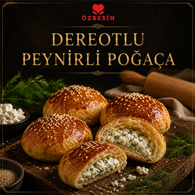 ÖZBESIN DEREOTLU PEYNIRLI POGAÇA   *Kg