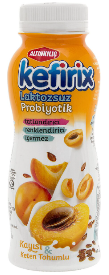 ALTINKILIÇ KEFIRIX 250ml KAYISI KETEN TOHUMLU