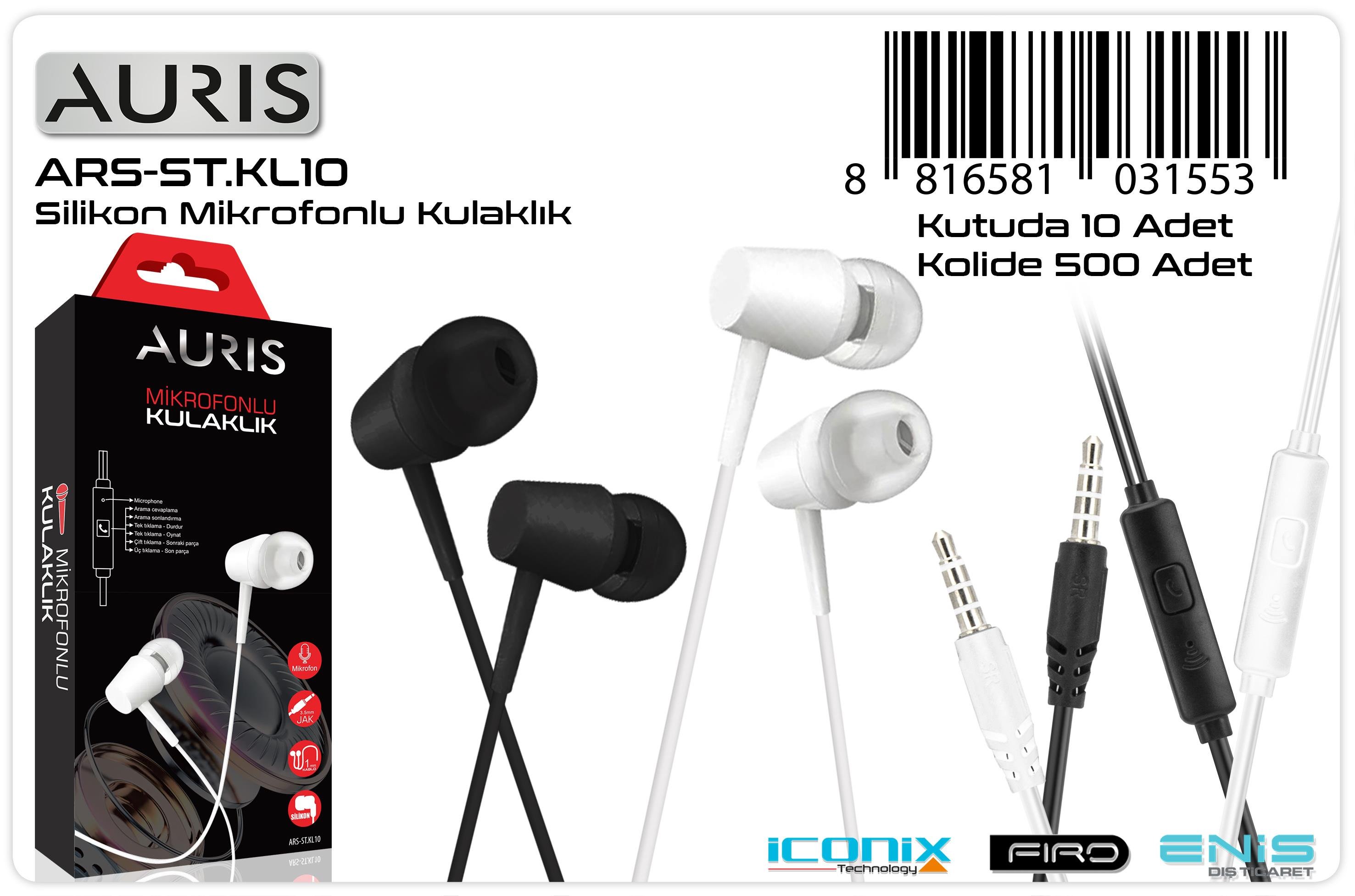 AURIS MIKROFONLU KULAKLIK ARS-KL16