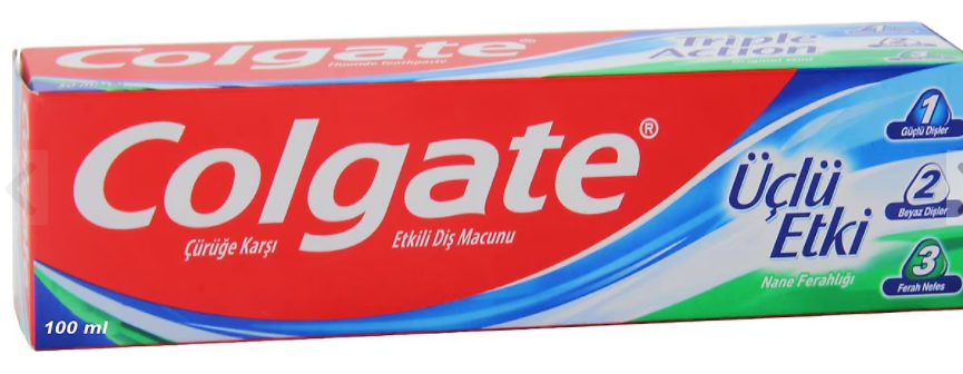COLGATE 100ml ÜÇLÜ ETKI FLORÜRLÜ