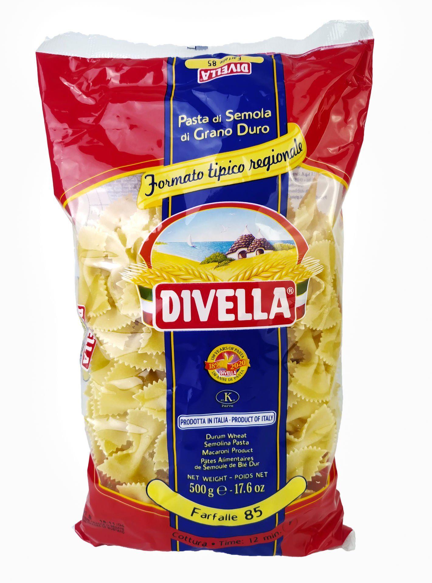 DIVELLA MAKARNA 500g FARFALLE