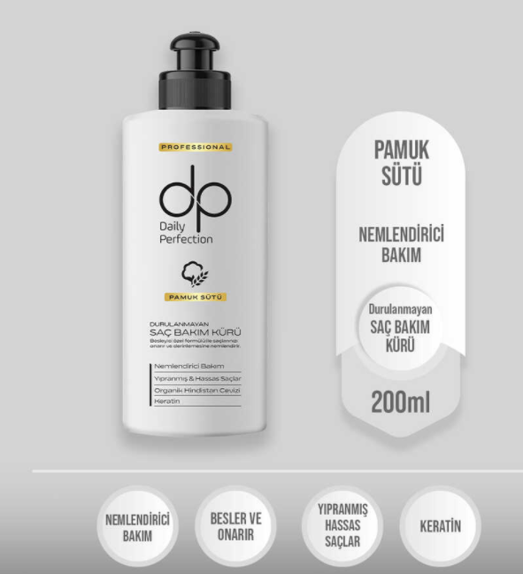 DP SAÇ BAKIM KÜRÜ 200ml PAMUK SÜTLÜ