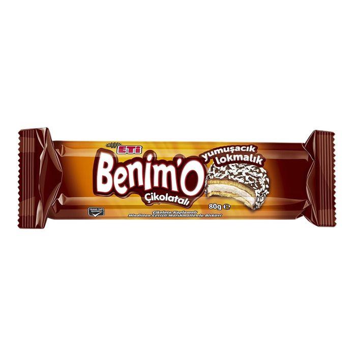 ETİ BENİMO ÇİK. HİN.CEVİZLİ MARSHMALLOW BİSKÜVİ 80GR